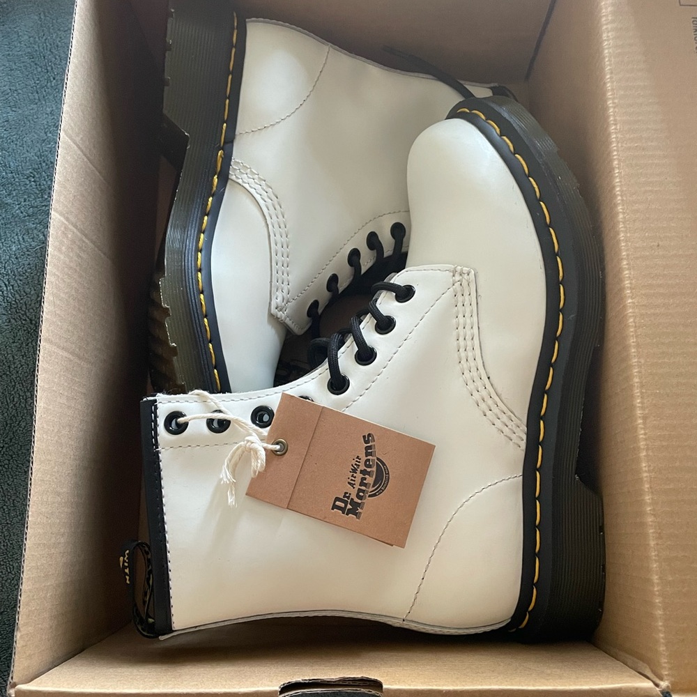 White Dr. Martens